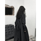 Kukombo Gothic Lolita Black Dress Women Preppy Style Sweet Vintage Kawaii Long Sleeve Dresses Girl Robe Cute Clothes 2022 Autumn