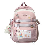 Back to school backpack Japanese Large Capacity Kawaii High Kwaii Student Macaron Schoolbag For Teenager Girls Laptop Travel Backpacks